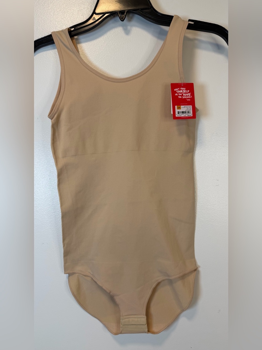 SPANX Soft Nude Seamless Tank Bodysuit Lightweight Smoothing Size Small - Picture 1 of 7